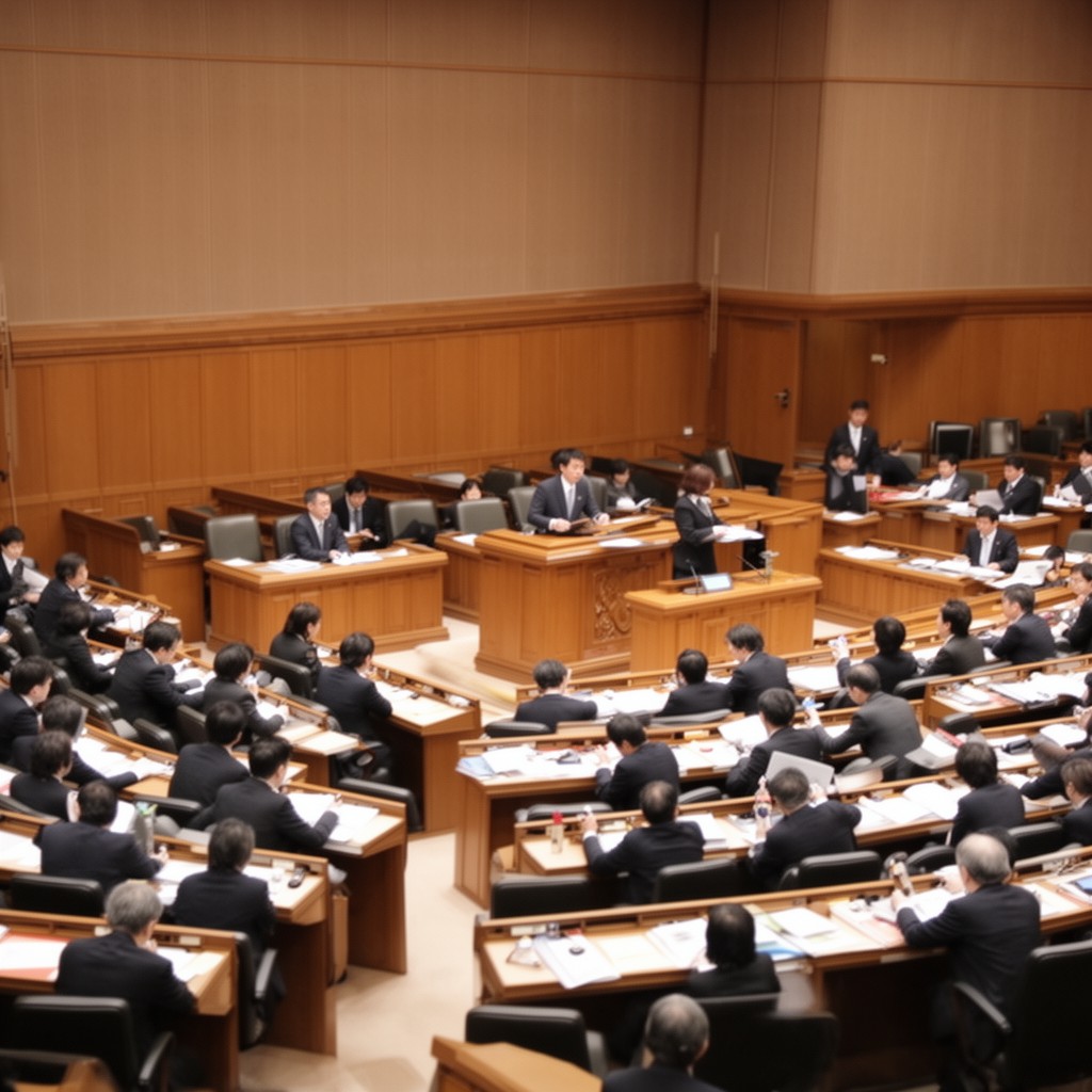 AI-generated illustration of House of Representatives has priority in designating the Prime Minister
