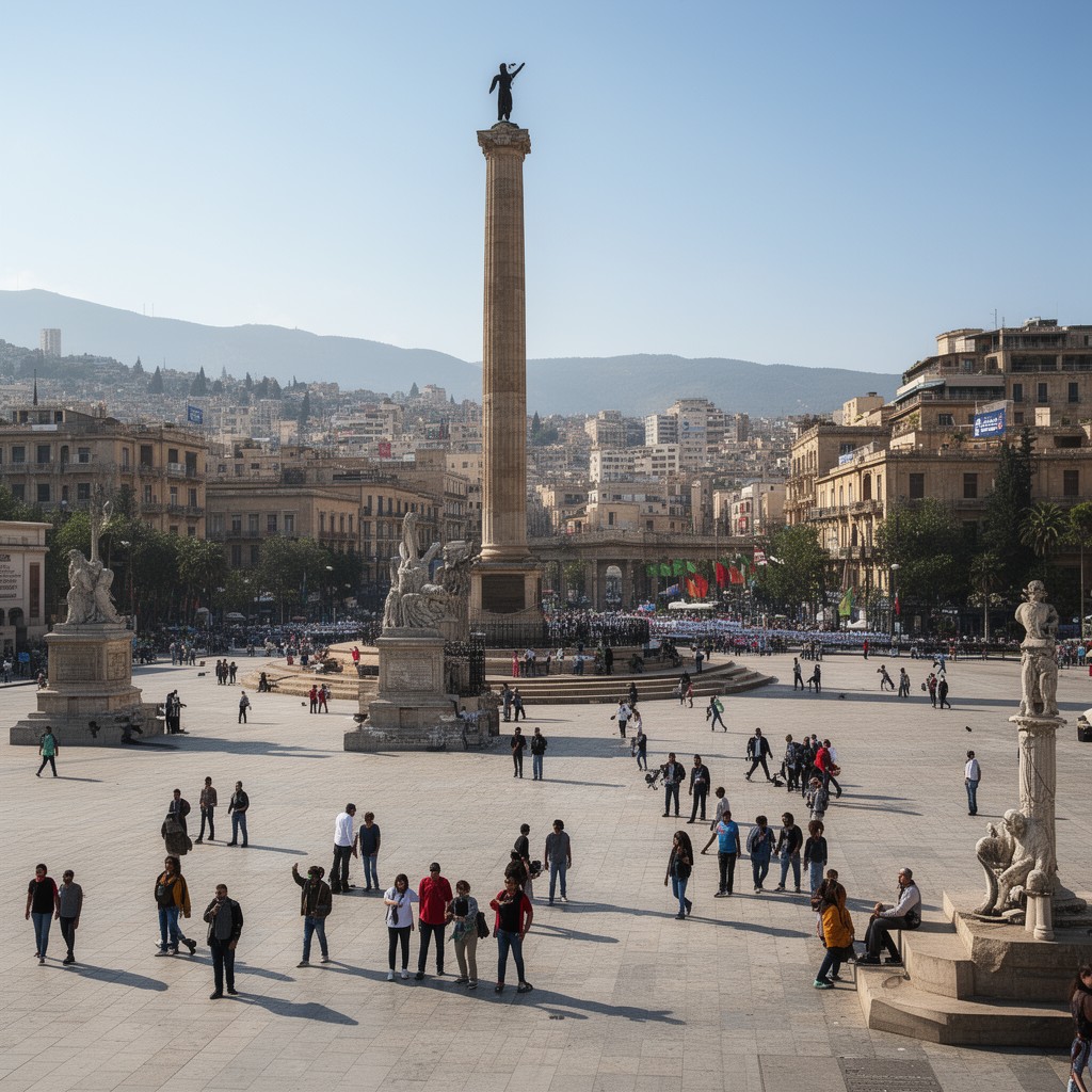 AI-generated illustration of Martyrs’ Square