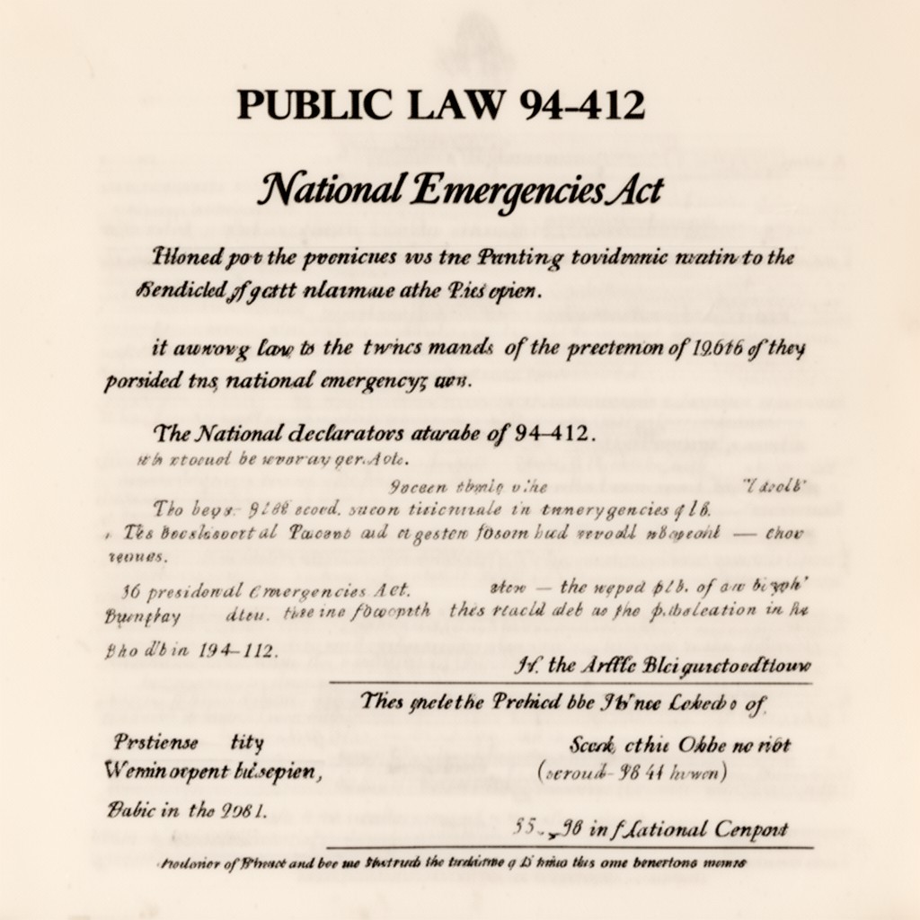 AI-generated illustration of Public Law 94-412