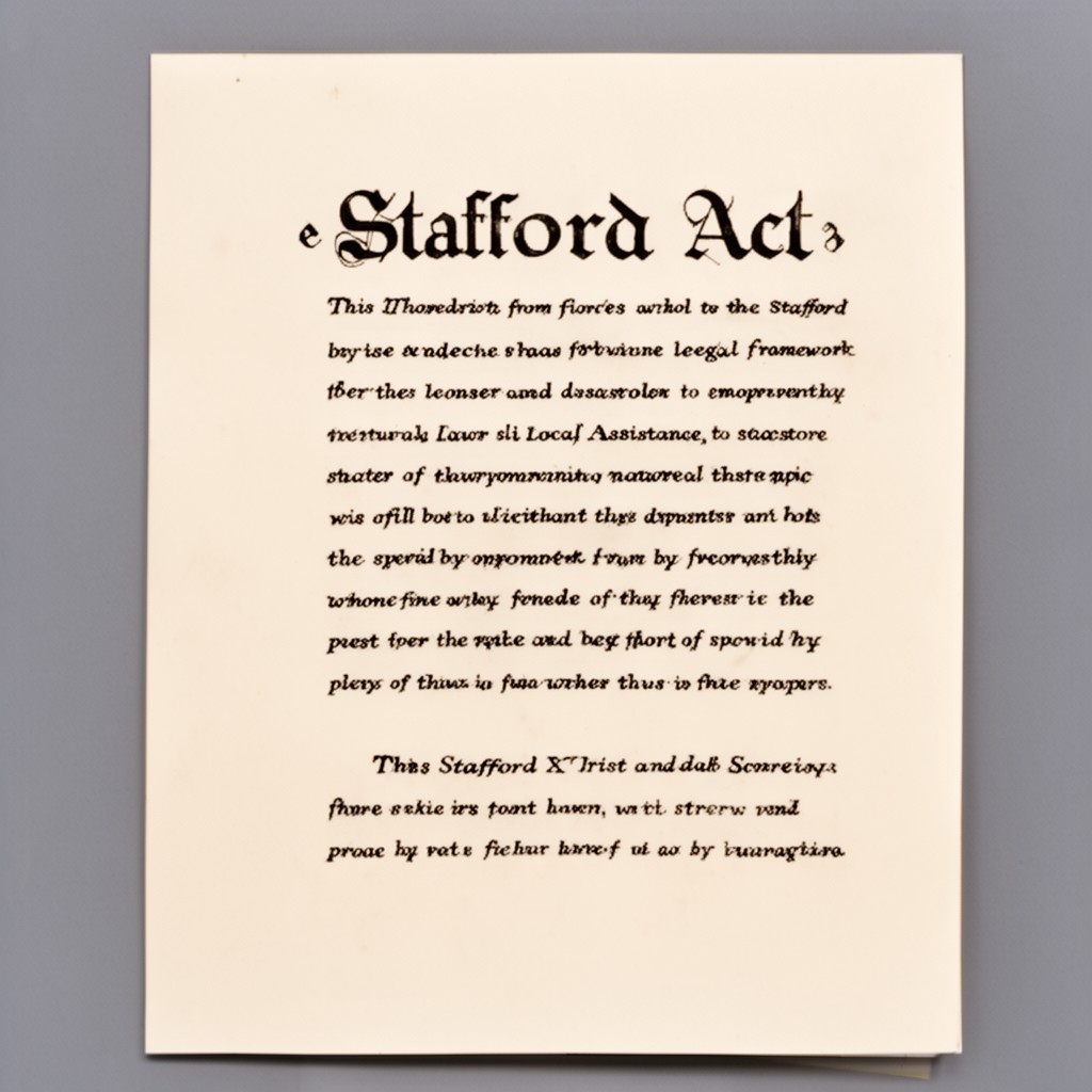 AI-generated illustration of Stafford Act