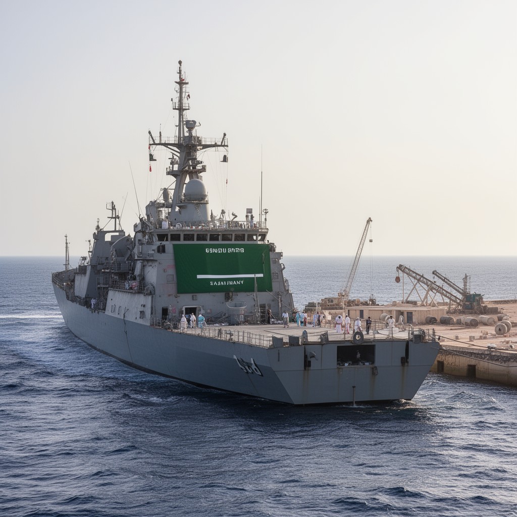 AI-generated illustration of Saudi Arabian Navy