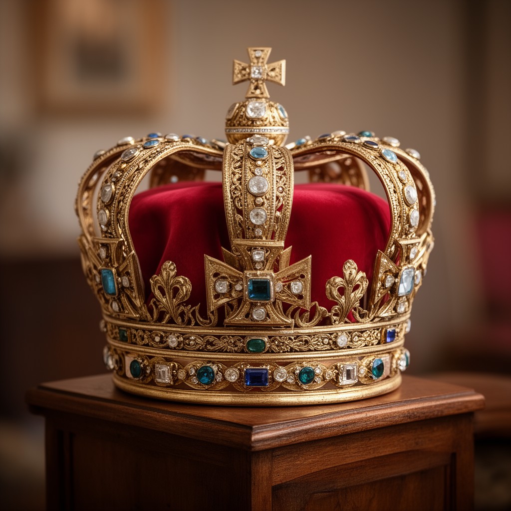 AI-generated illustration of the Crown