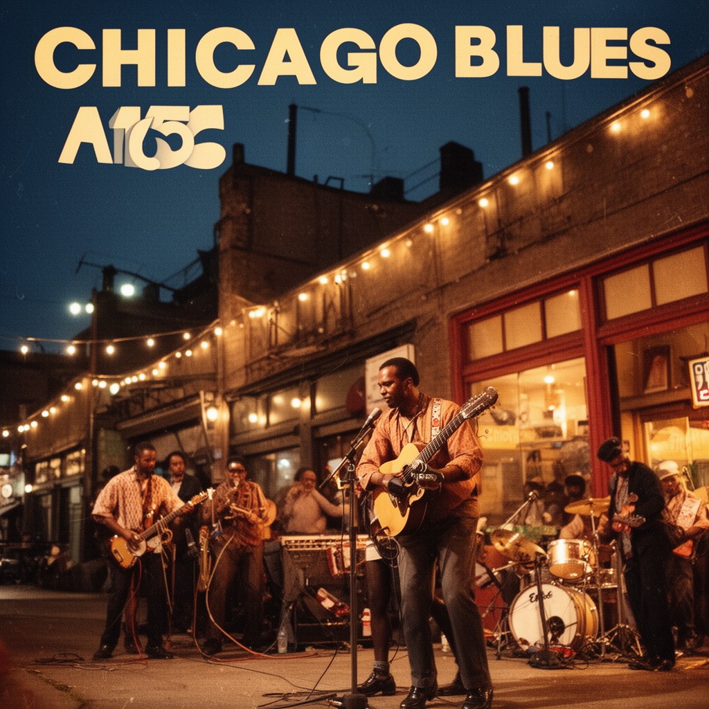 AI-generated illustration of Chicago blues