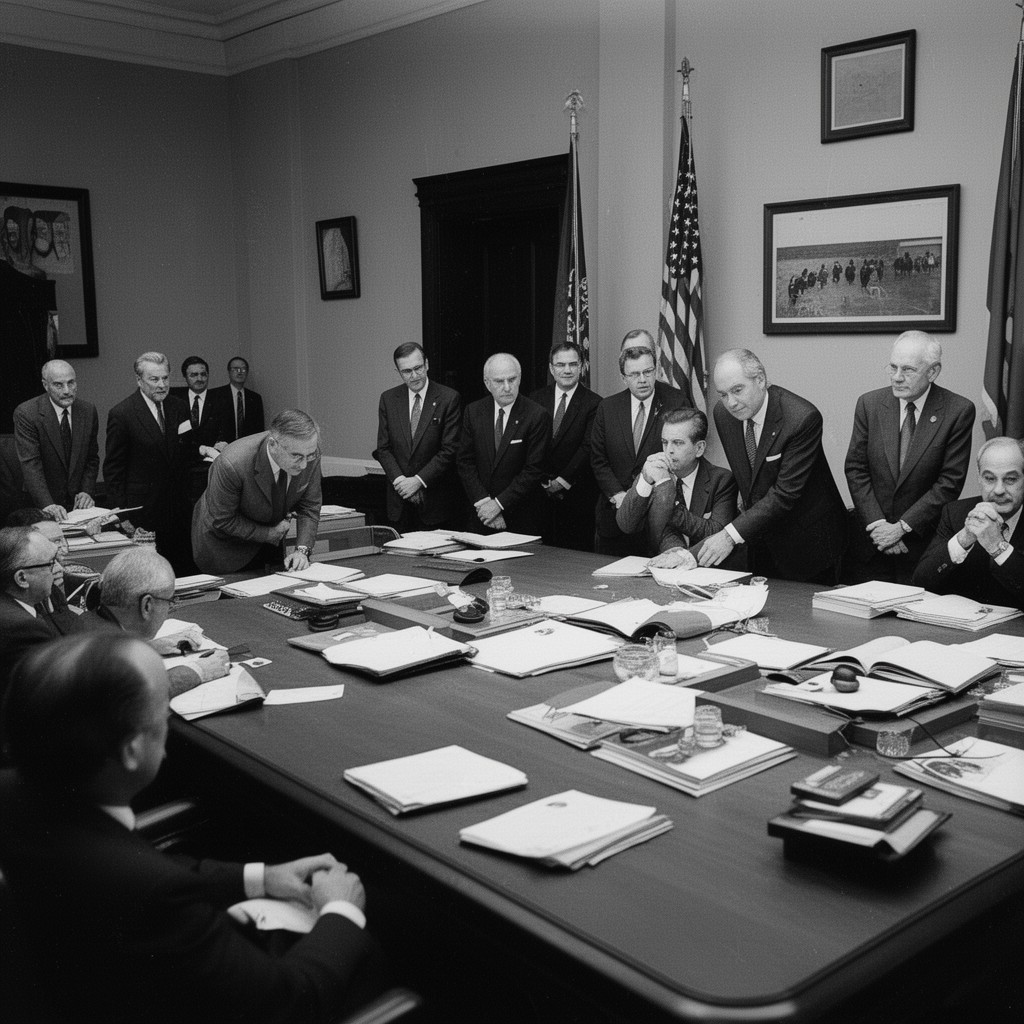 AI-generated illustration of Warren Commission
