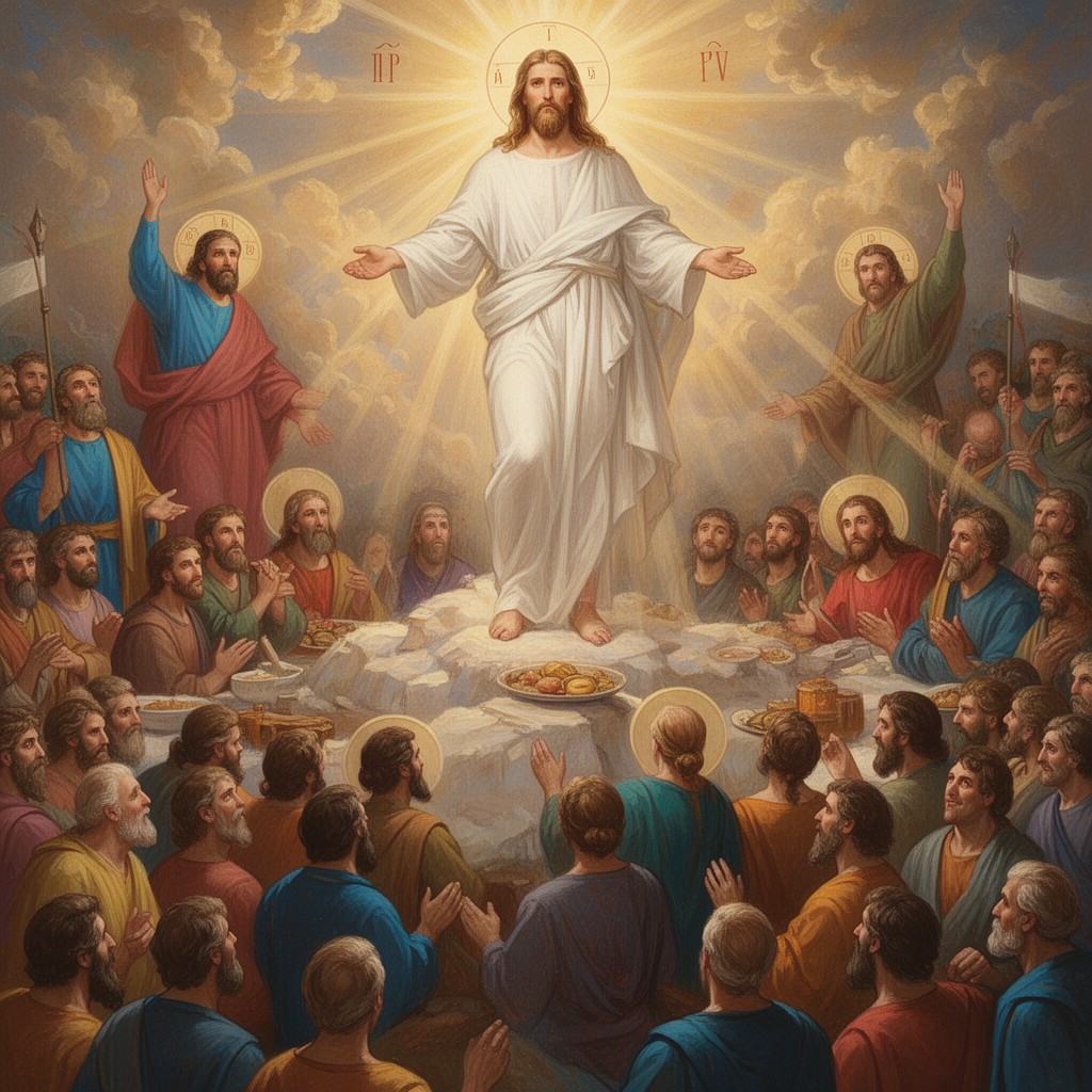 AI-generated illustration of Feast of the Transfiguration of Our Lord