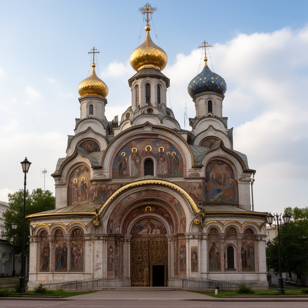 AI-generated illustration of Church of the Deposition of the Robe