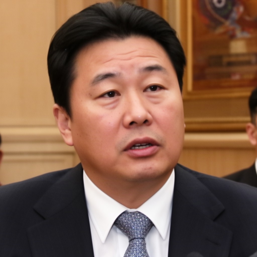AI-generated illustration of Kim Yong-il