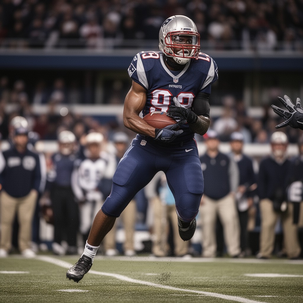 AI-generated illustration of Deion Branch