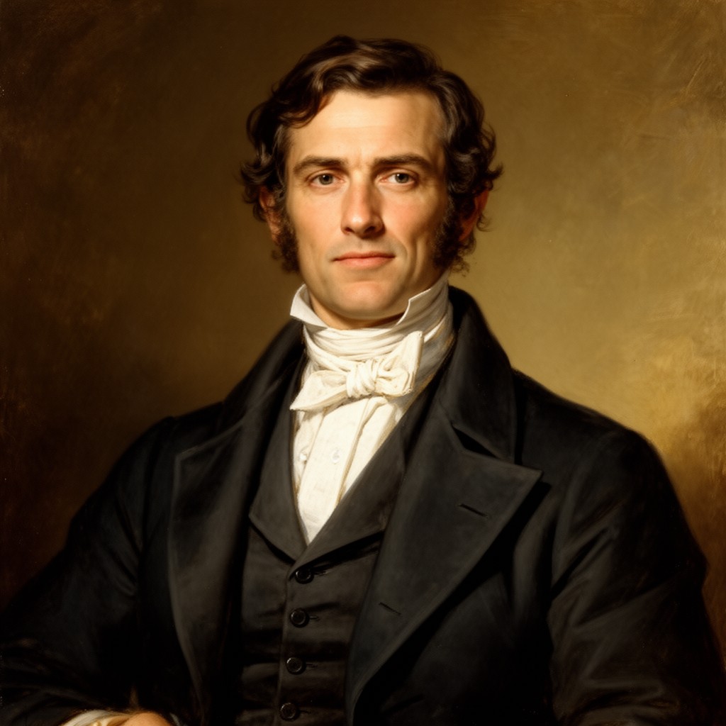 AI-generated illustration of Francis Scott Key