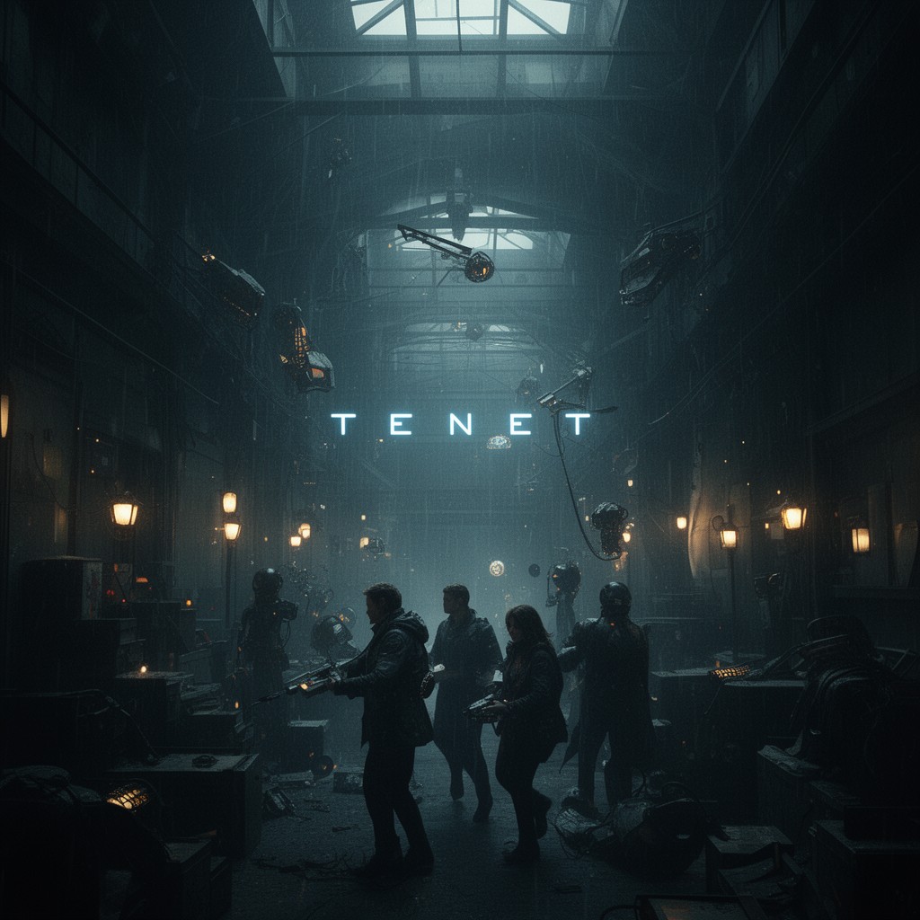 AI-generated illustration of Tenet