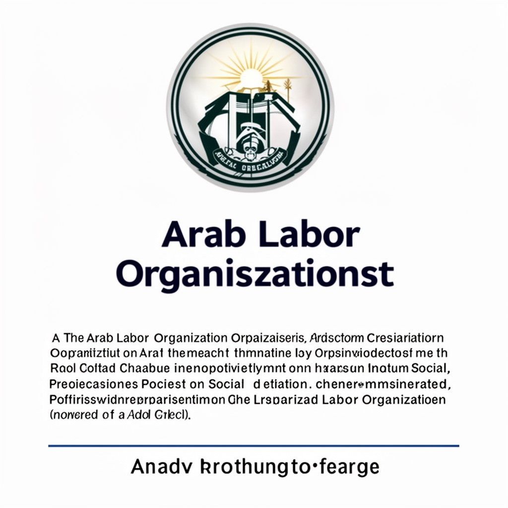 AI-generated illustration of Arab Labor Organization