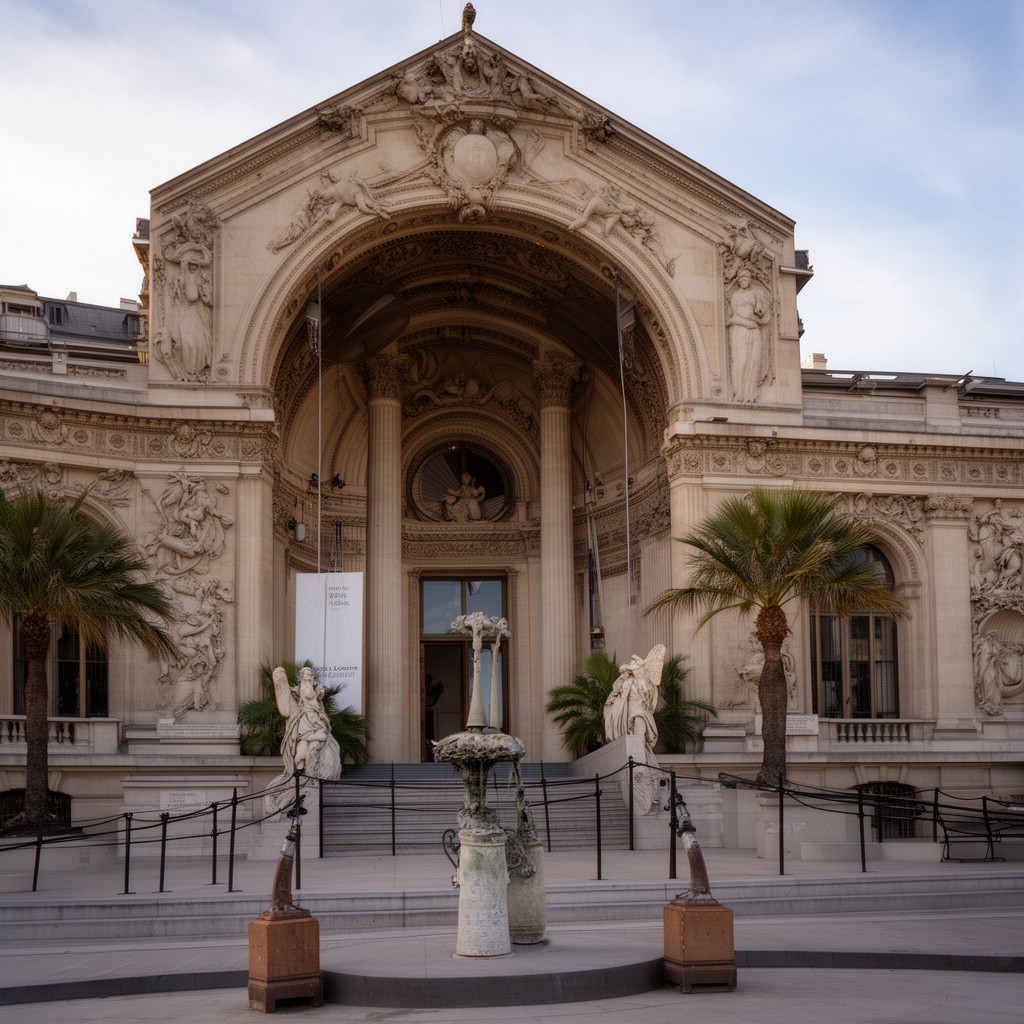 AI-generated illustration of École du Louvre