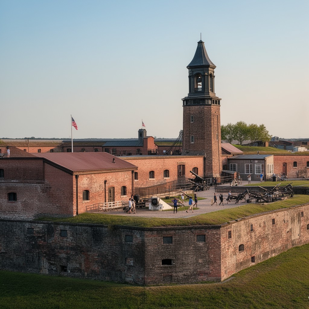 AI-generated illustration of Fort McHenry