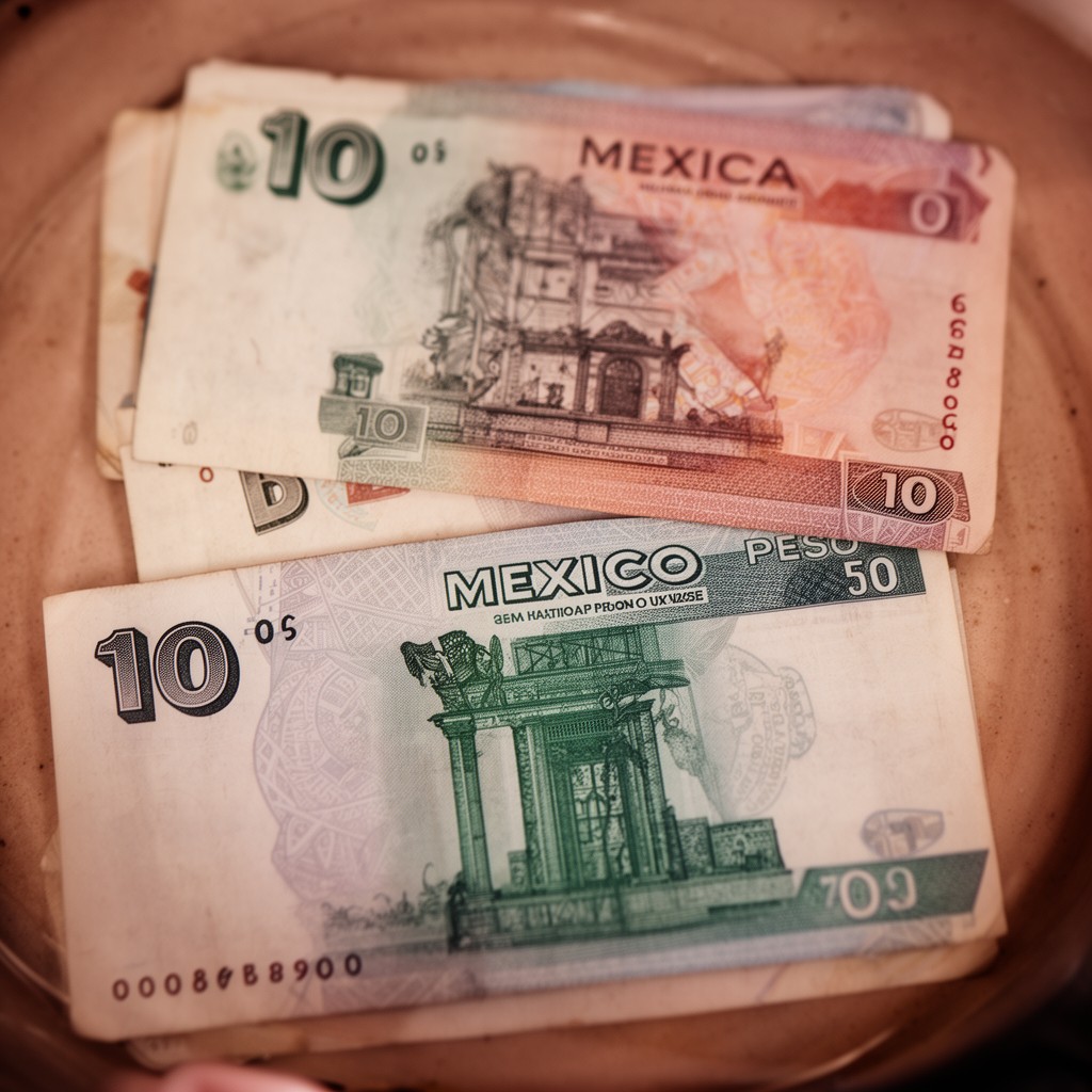 AI-generated illustration of Mexican peso