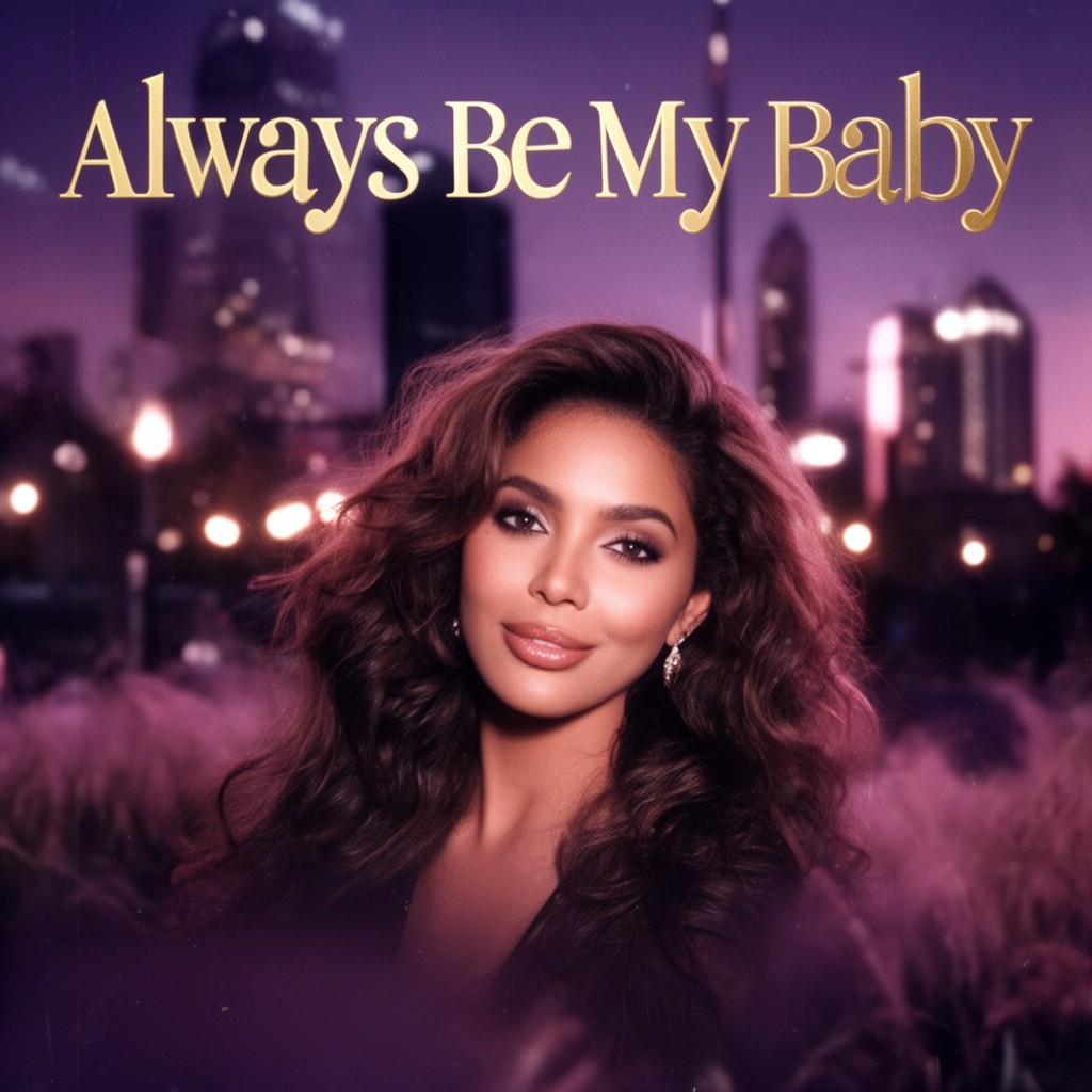 AI-generated illustration of song "Always Be My Baby"