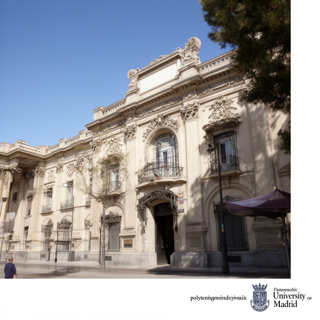 AI-generated illustration of Polytechnic University of Madrid