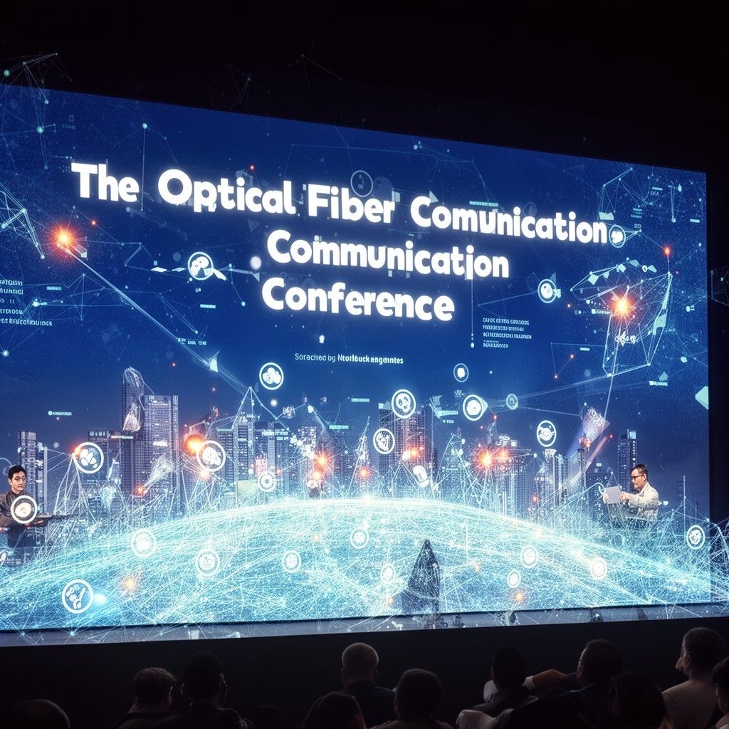AI-generated illustration of Optical Fiber Communication Conference