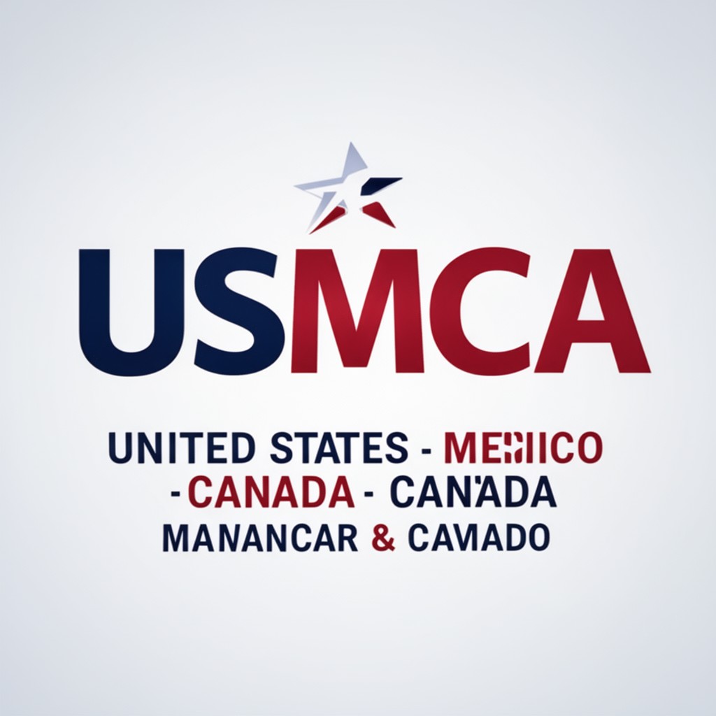 AI-generated illustration of USMCA