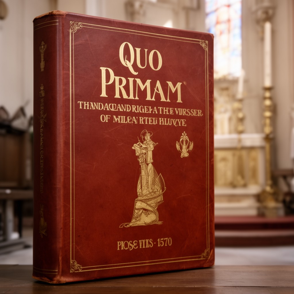 AI-generated illustration of Quo primum