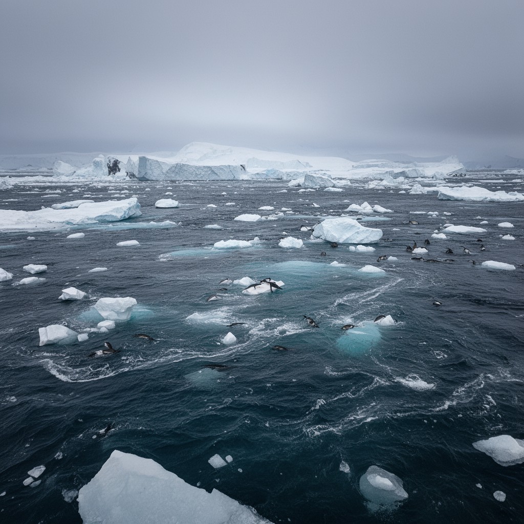 AI-generated illustration of Southern Ocean