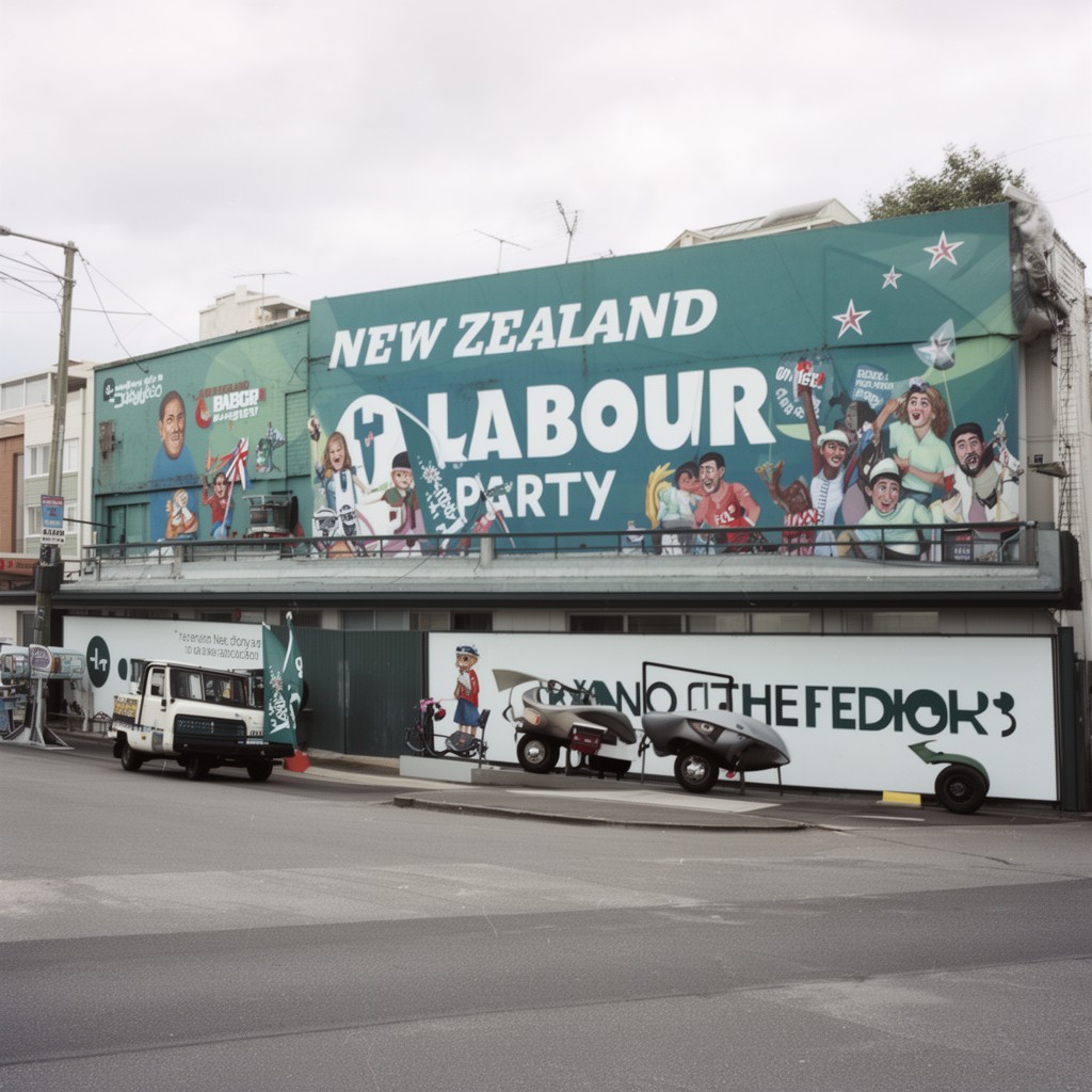 AI-generated illustration of New Zealand Labour Party