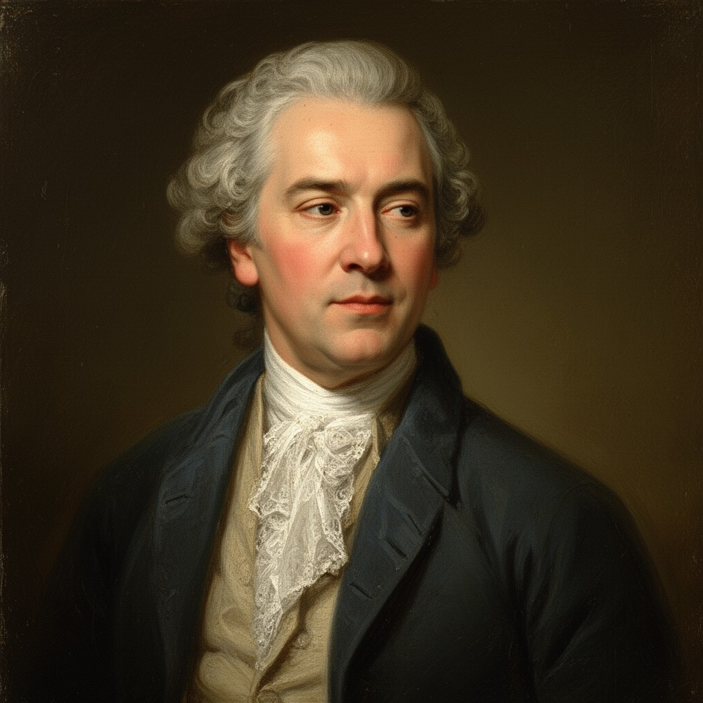 AI-generated illustration of Edmund Burke