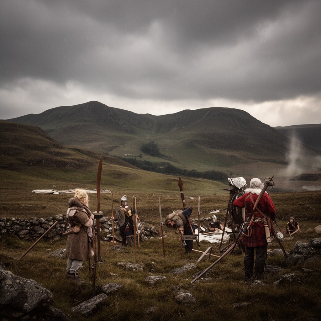 AI-generated illustration of Clan Kirkpatrick