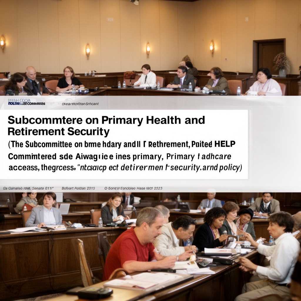 AI-generated illustration of Subcommittee on Primary Health and Retirement Security