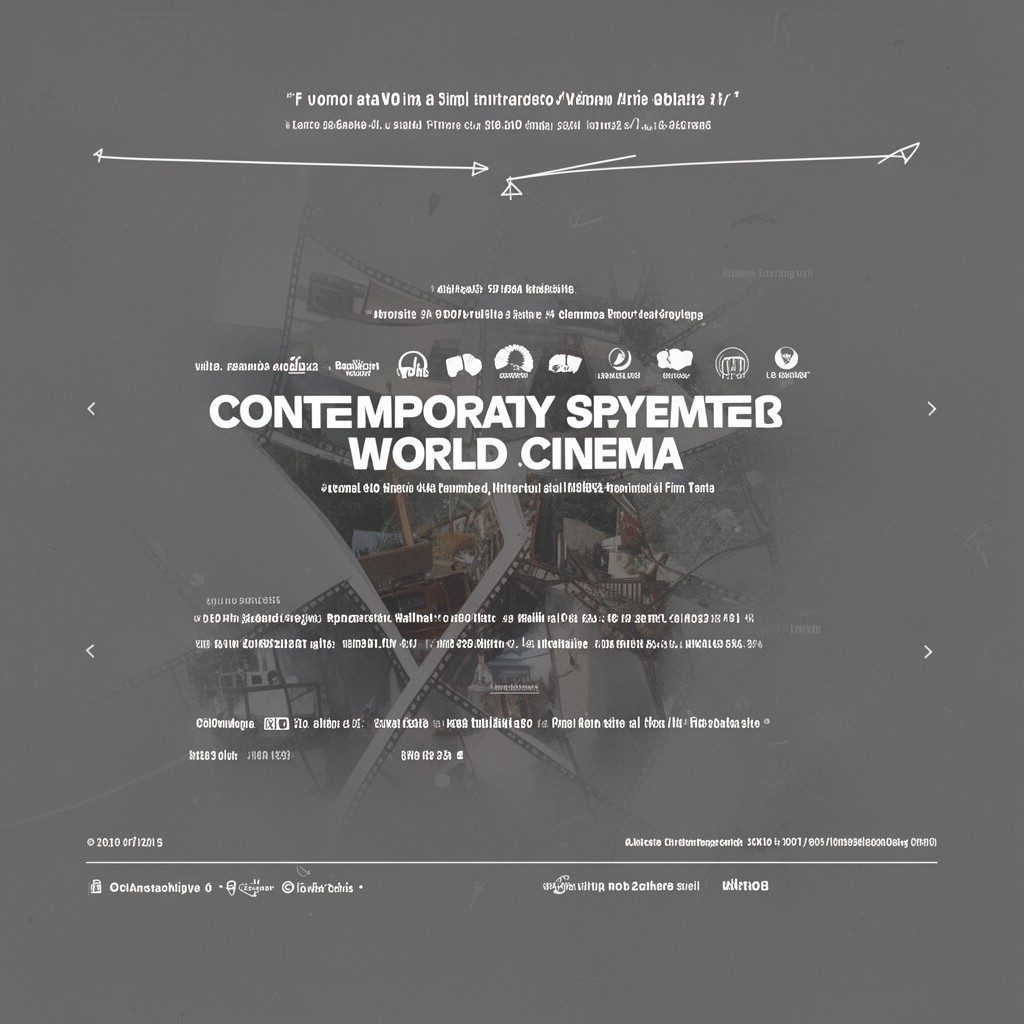 AI-generated illustration of Contemporary World Cinema