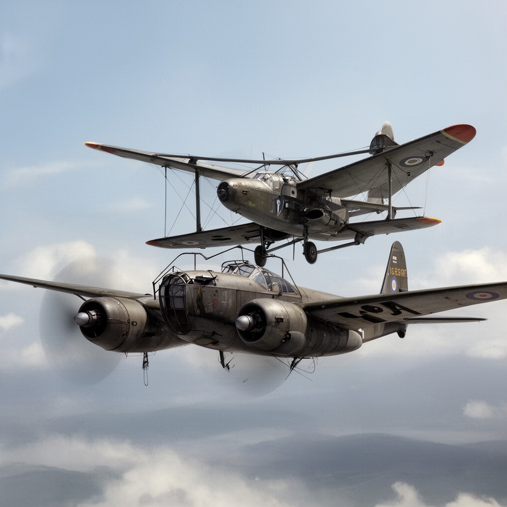 AI-generated illustration of Caproni Ca.313