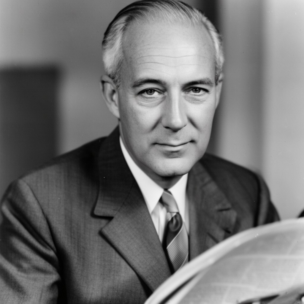AI-generated illustration of George Bannerman Dealey
