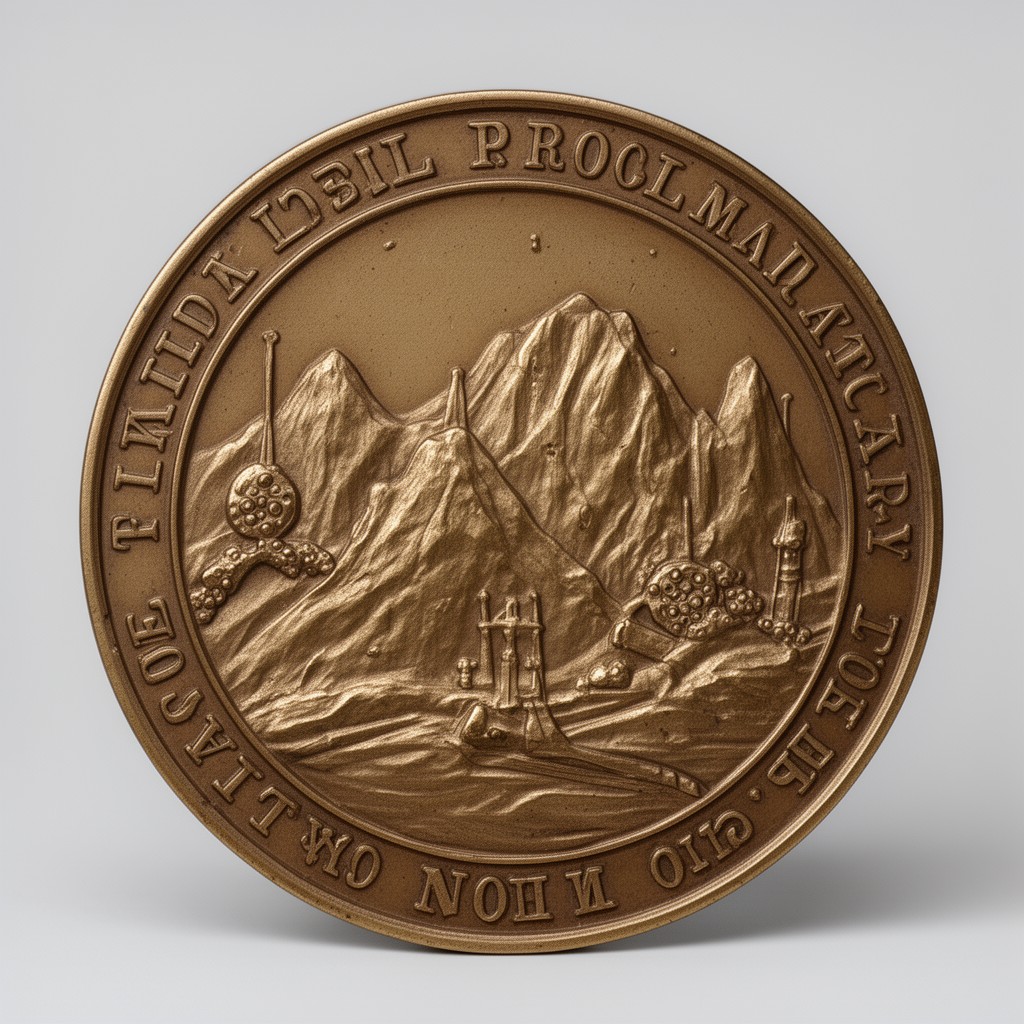 AI-generated illustration of Lyell Medal
