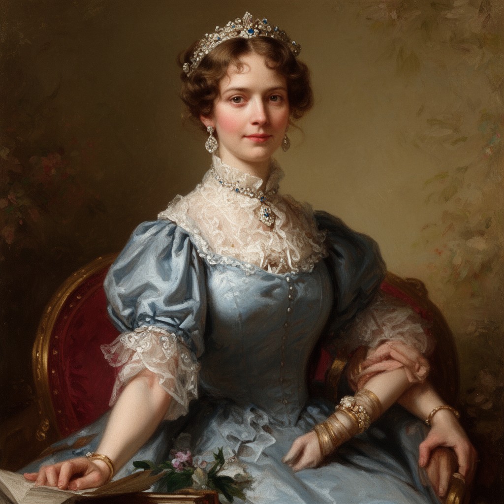 AI-generated illustration of Princess Victoria of the United Kingdom
