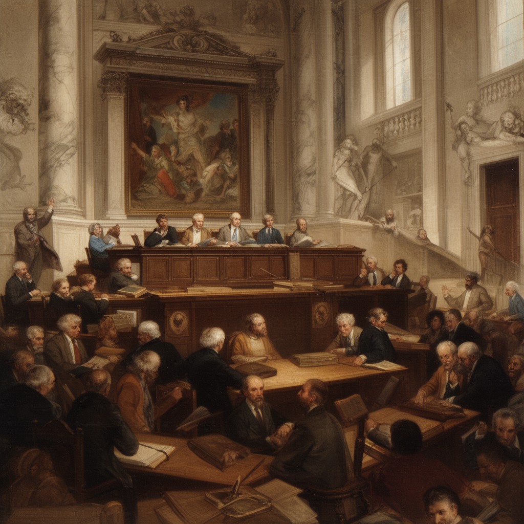 AI-generated illustration of Council of Ancients