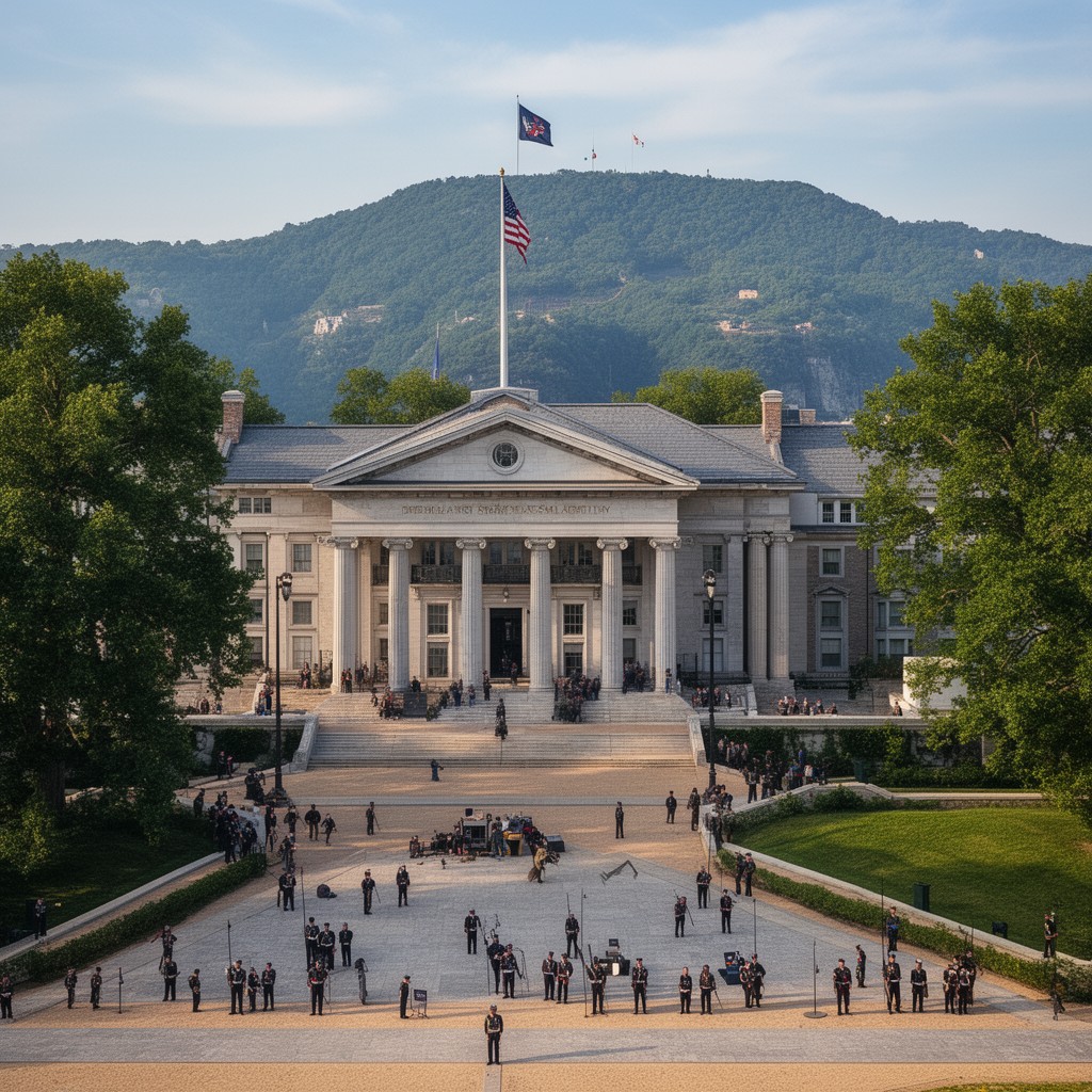 AI-generated illustration of United States Military Academy