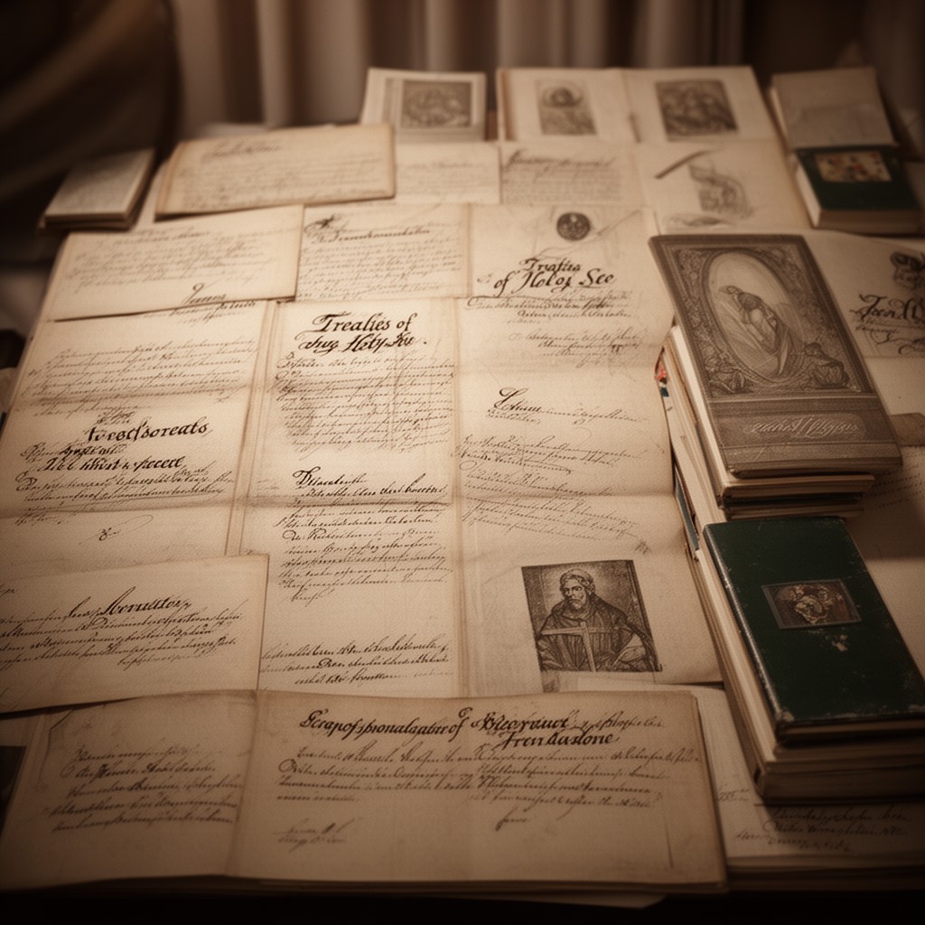 AI-generated illustration of Treaties of the Holy See