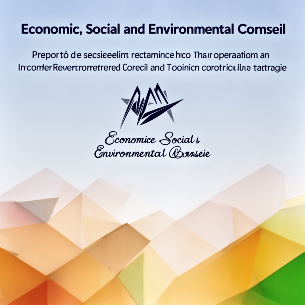 AI-generated illustration of Economic, Social and Environmental Council of France