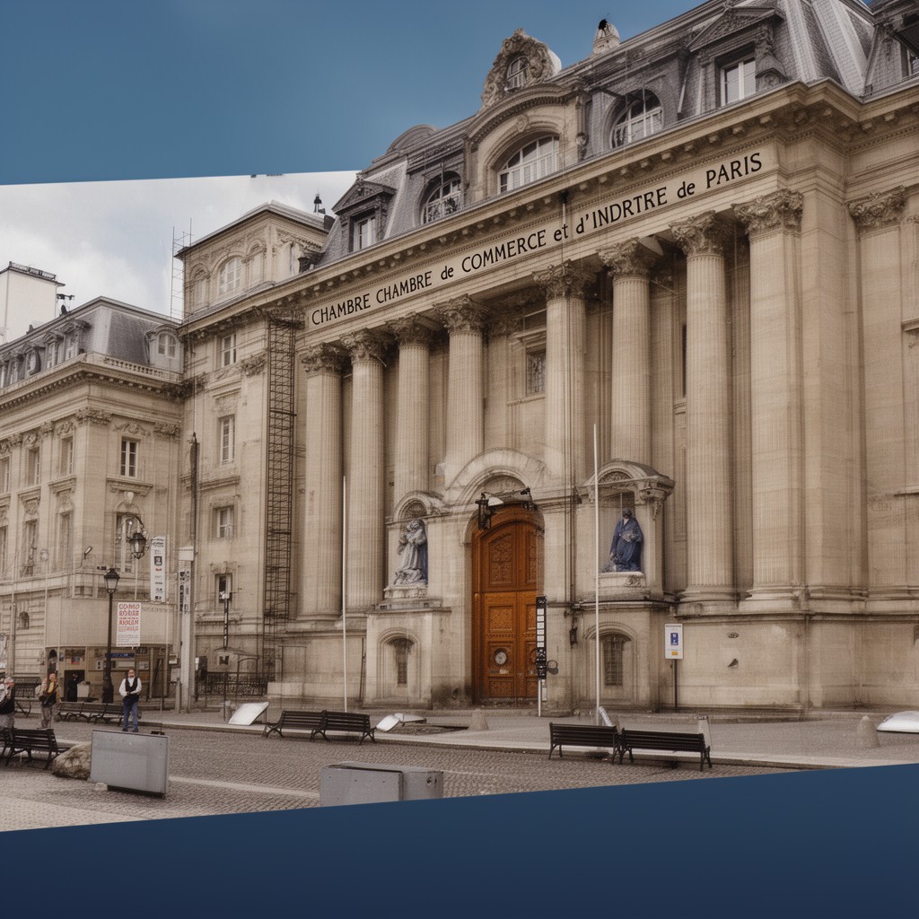 AI-generated illustration of Chambre de Commerce et d’Industrie de Paris