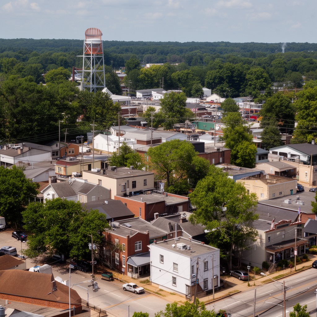 AI-generated illustration of Thomasville, North Carolina