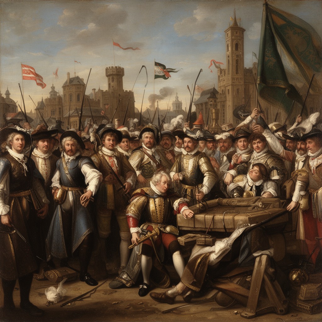 AI-generated illustration of Siege of Breda