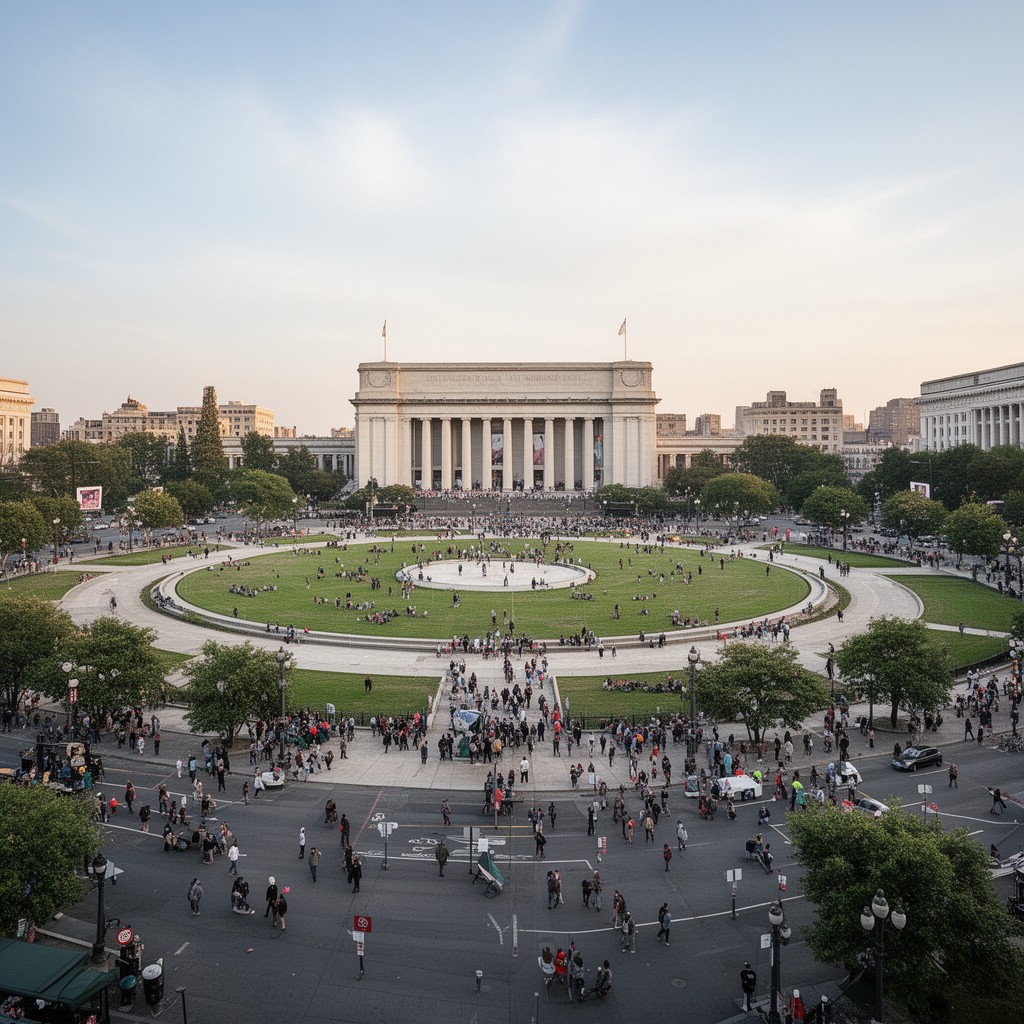 AI-generated illustration of Eakins Oval