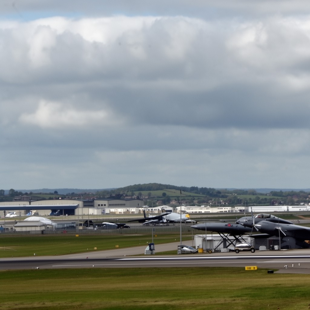 AI-generated illustration of RAF Fairford