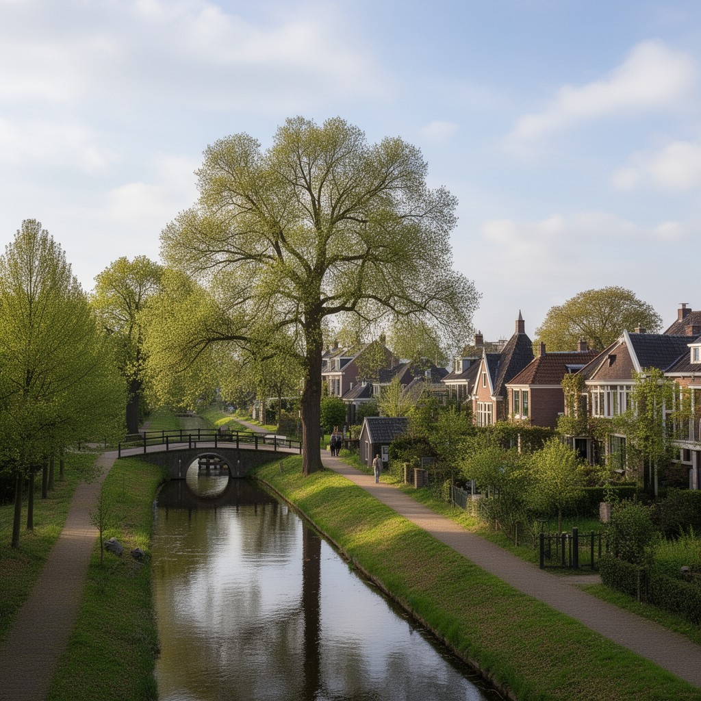 AI-generated illustration of Hollandsche IJssel