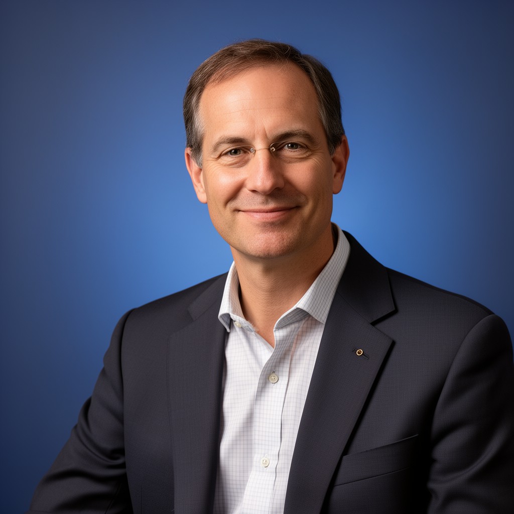 AI-generated illustration of Chad Mirkin