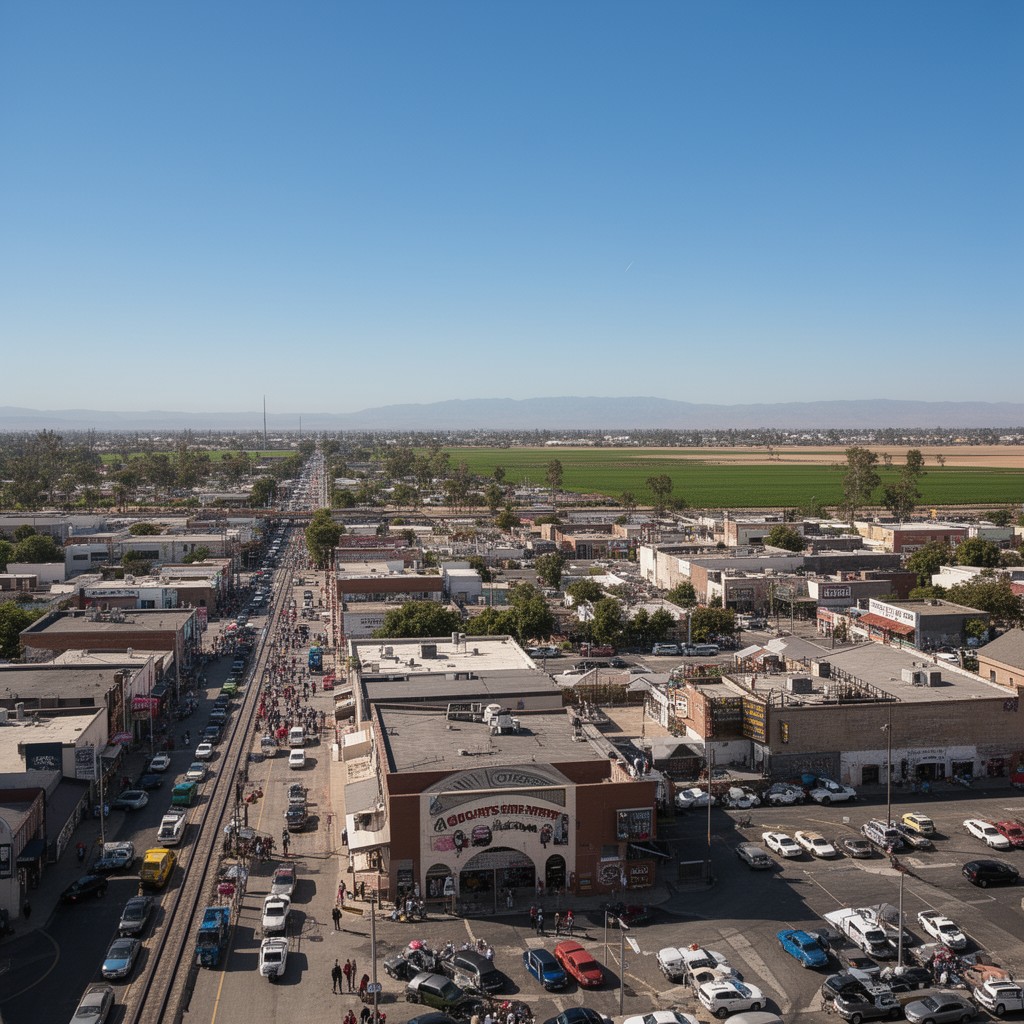 AI-generated illustration of Modesto