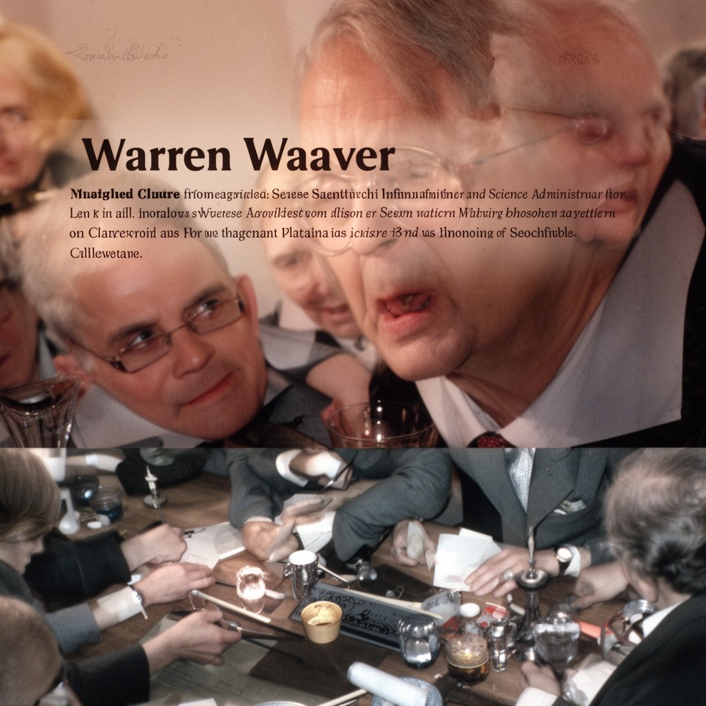 AI-generated illustration of Warren Weaver
