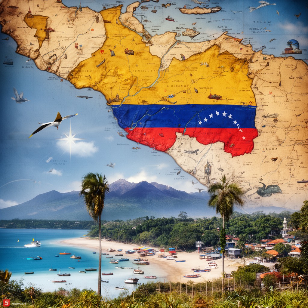 AI-generated illustration of Venezuela