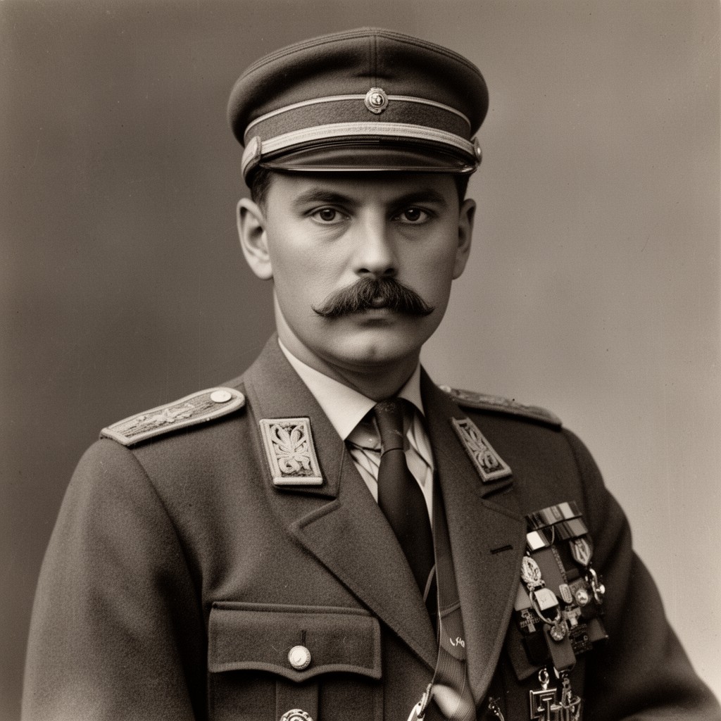 AI-generated illustration of Alois Hitler