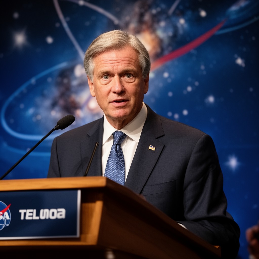 AI-generated illustration of Bill Nelson