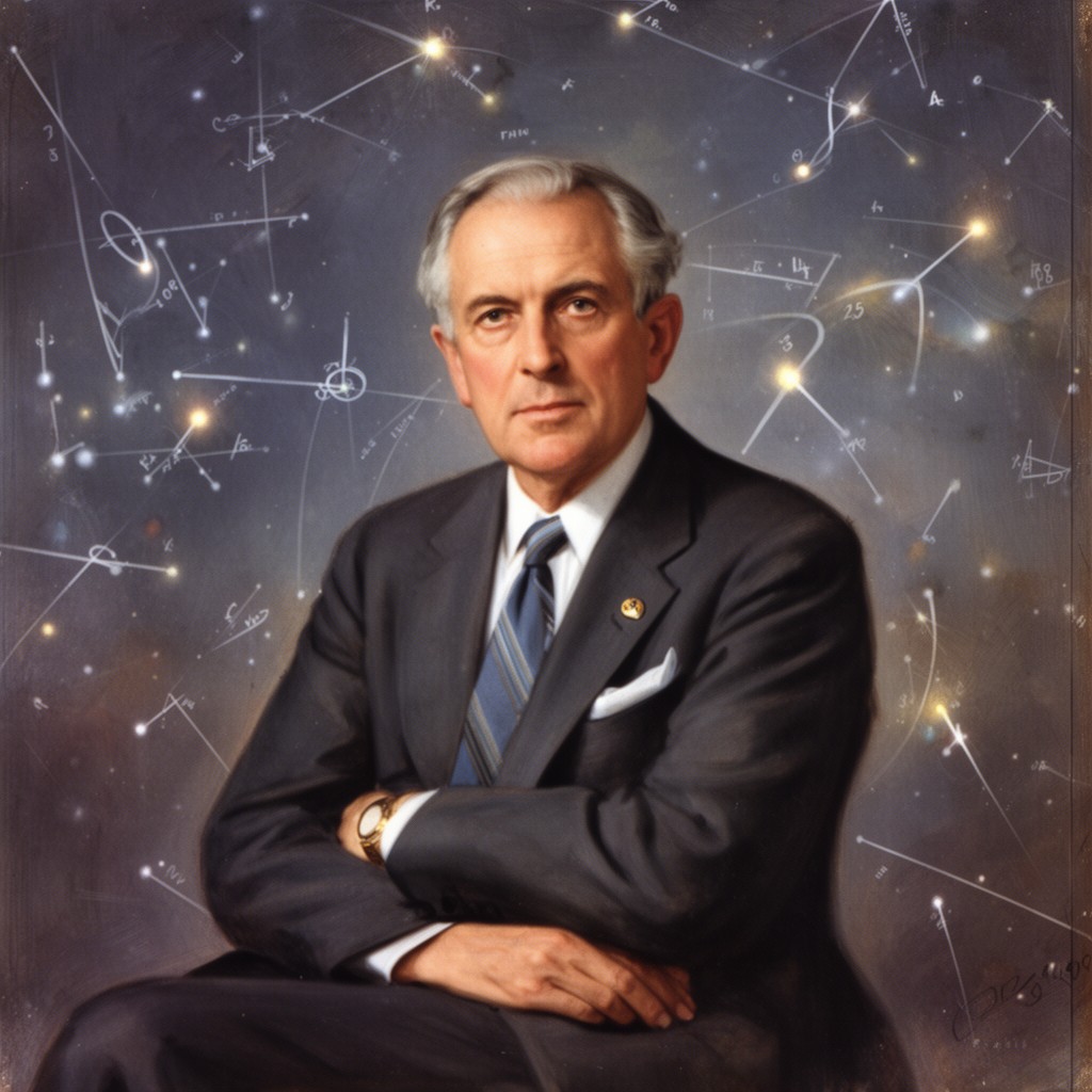 AI-generated illustration of Howard P. Robertson
